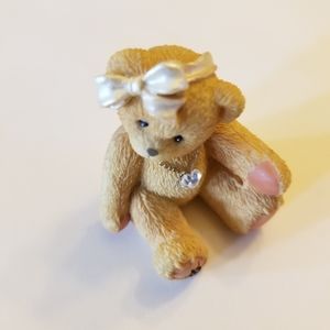 Cherished Teddies April mini bear